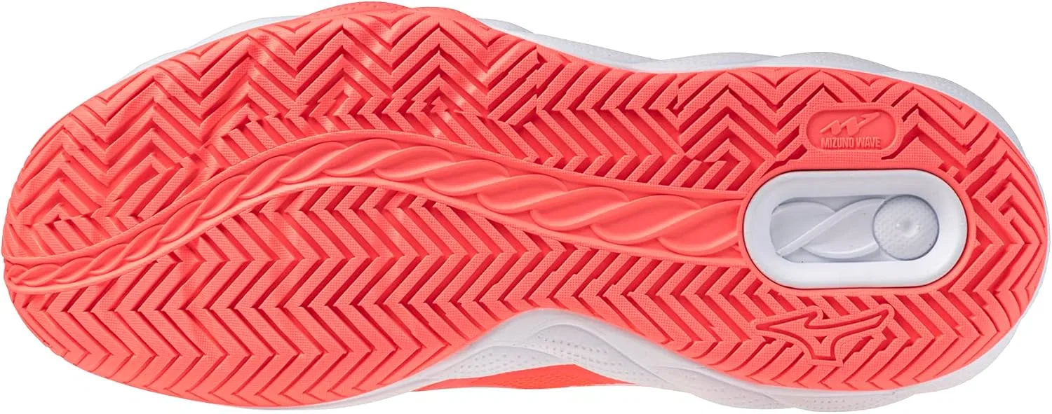 Кроссовки теннисные Mizuno Wave Enforce Court AC, Striking Coral-white — фото 2