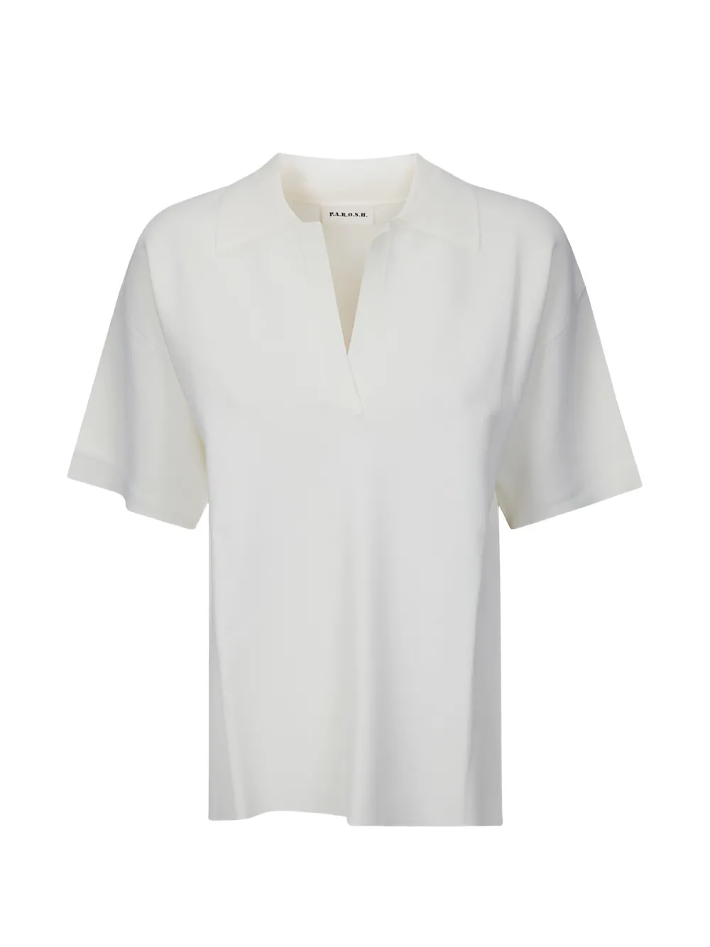 

Футболка с V-образным вырезом P.A.R.O.S.H., белый
