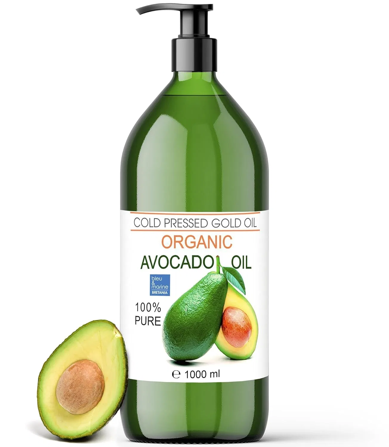 Масло авокадо Bio Oil Pure Avocado Oil 1000 мл B.O.T Cosmetic & Wellness