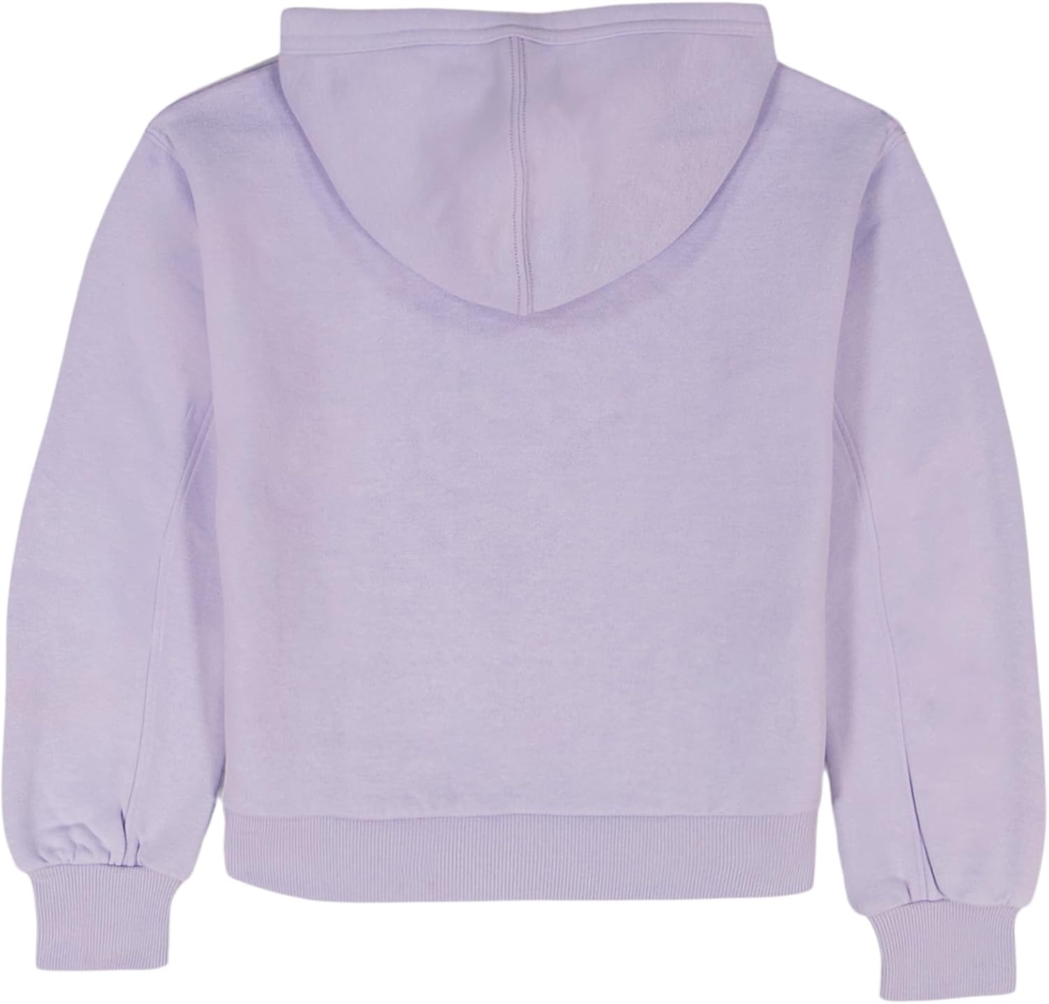 Толстовка Calvin Klein для девочек с длинным рукавом и молнией из флиса, Pale Lavender — фото 2