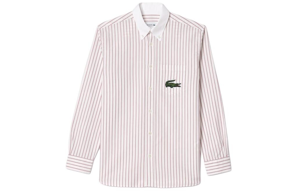 

Рубашка мужская красная Lacoste, красный
