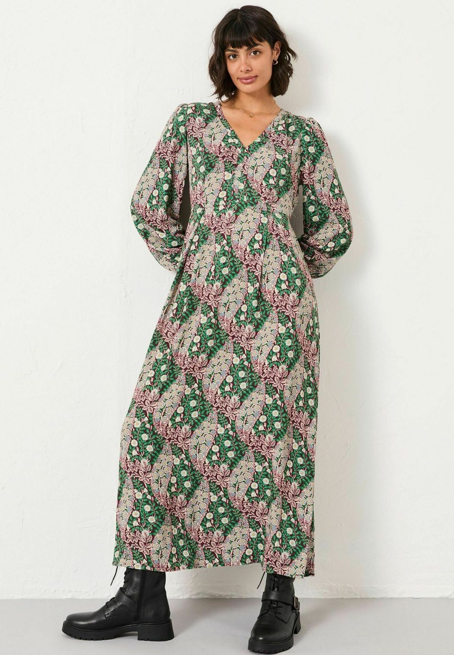

Платье FatFace Maxi dress, Multi/Green