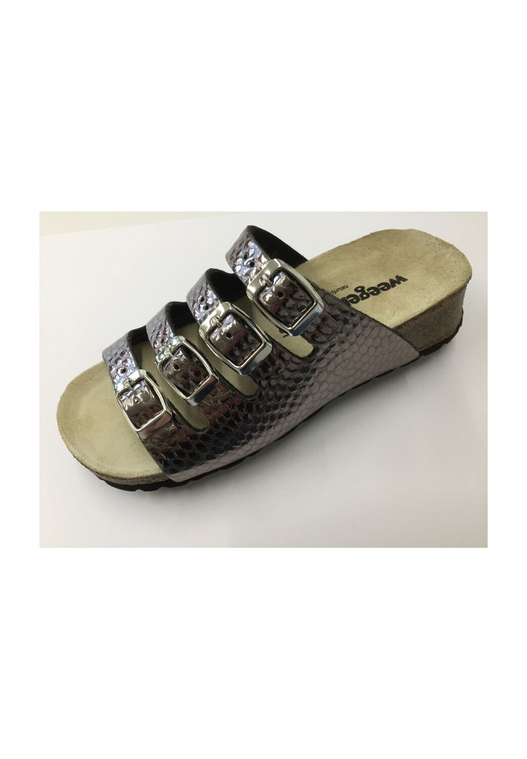 Мюли на танкетке SCHUHMODE weeger, цвет Silbermet.