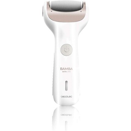 

Шелковистая электрическая пилка для ног Bamba Skincare с перезаряжаемой батареей, 2 режима, 2 разных ролика, эргономичный дизайн, Cecotec