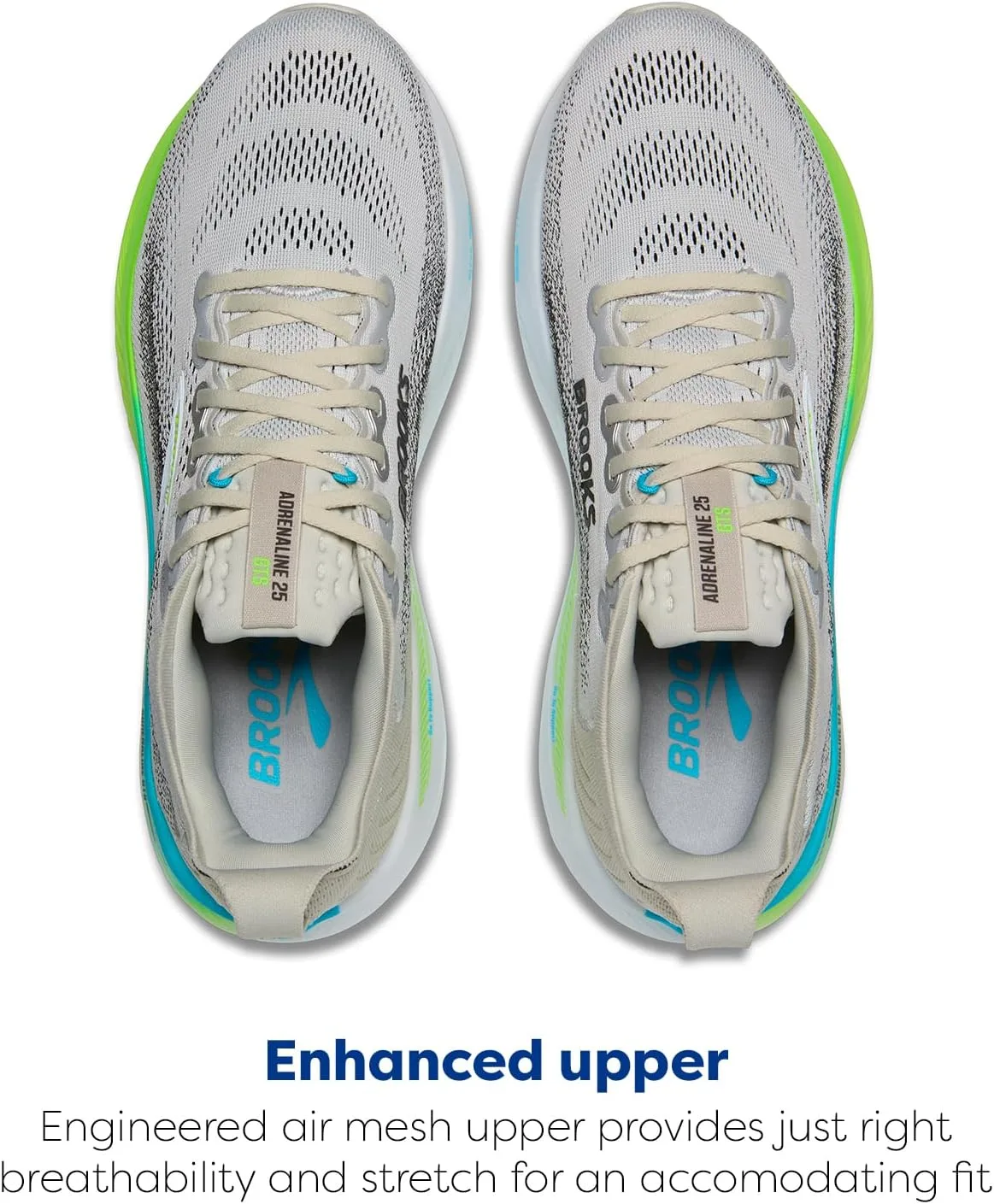 Мужские кроссовки Brooks Adrenaline GTs 25, синий/зеленый — фото 4