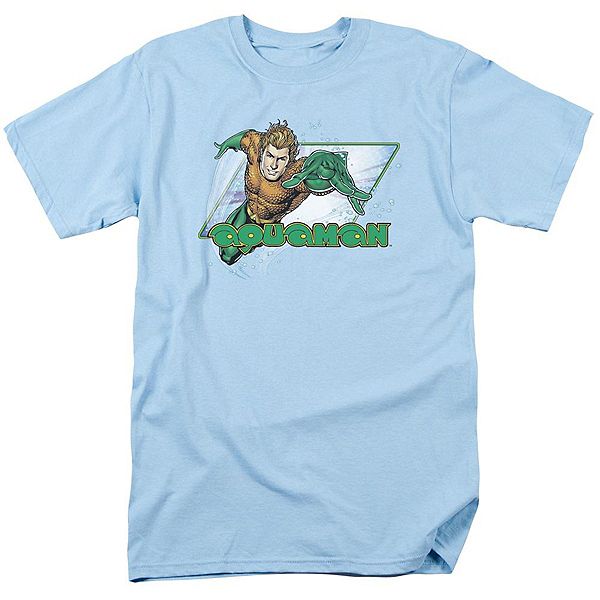 

Футболка с коротким рукавом Justice League of America Aquaman для взрослых Licensed Character