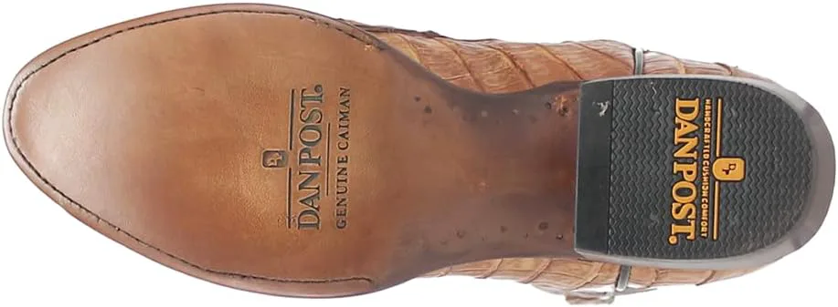 

Мужские ботинки Dan Post Primetime с вышивкой, круглым носком, на молнии, средней длины голенища - коричневые, коричневый