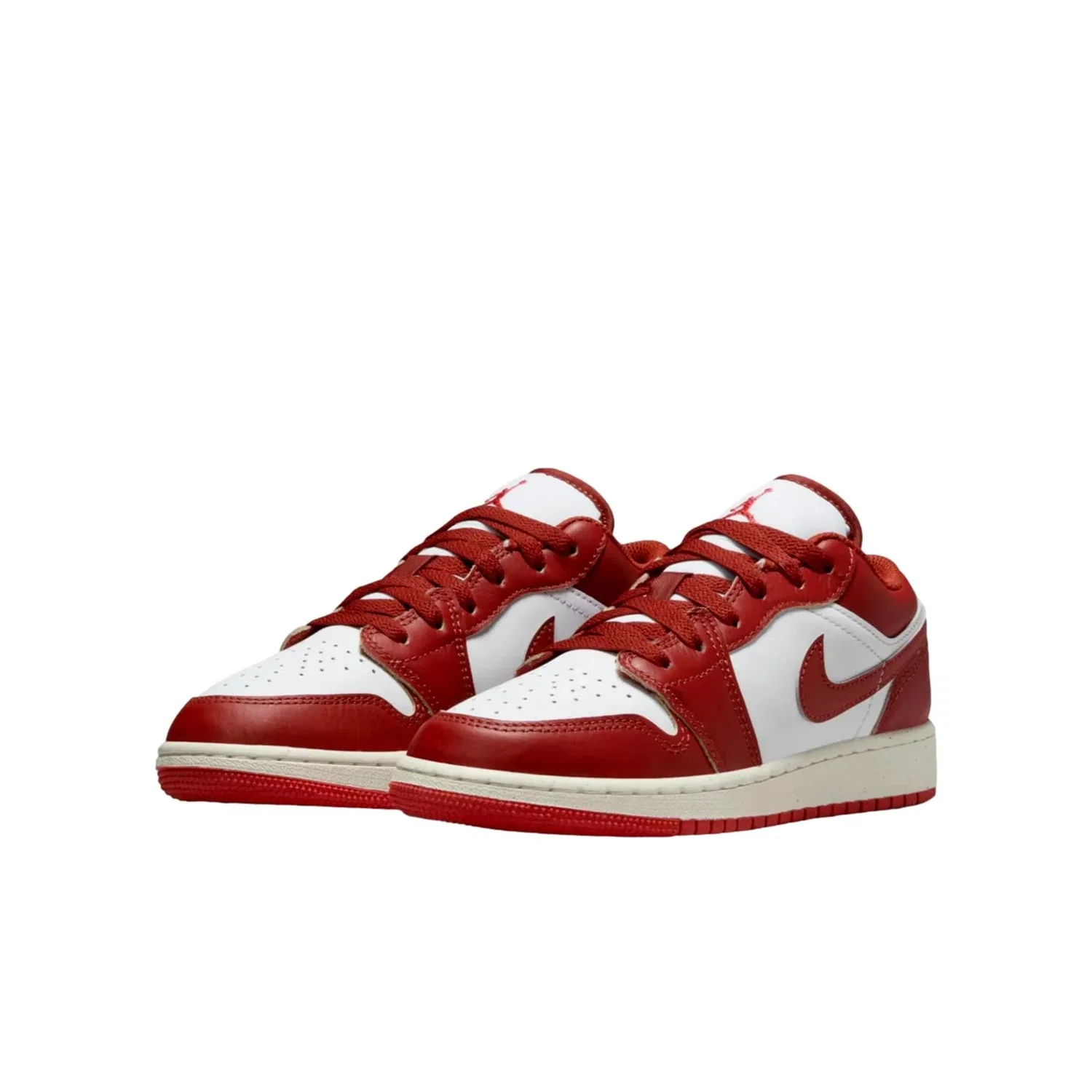 Nike Air Jordan 1 Low SE White / Dune Red - Lobster - Sail FJ3465-160 Grade-School — фото 3