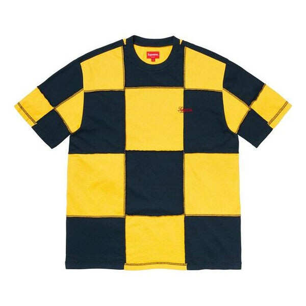 

Футболка ss20 week 1 patchwork ss top tee Supreme, желтый
