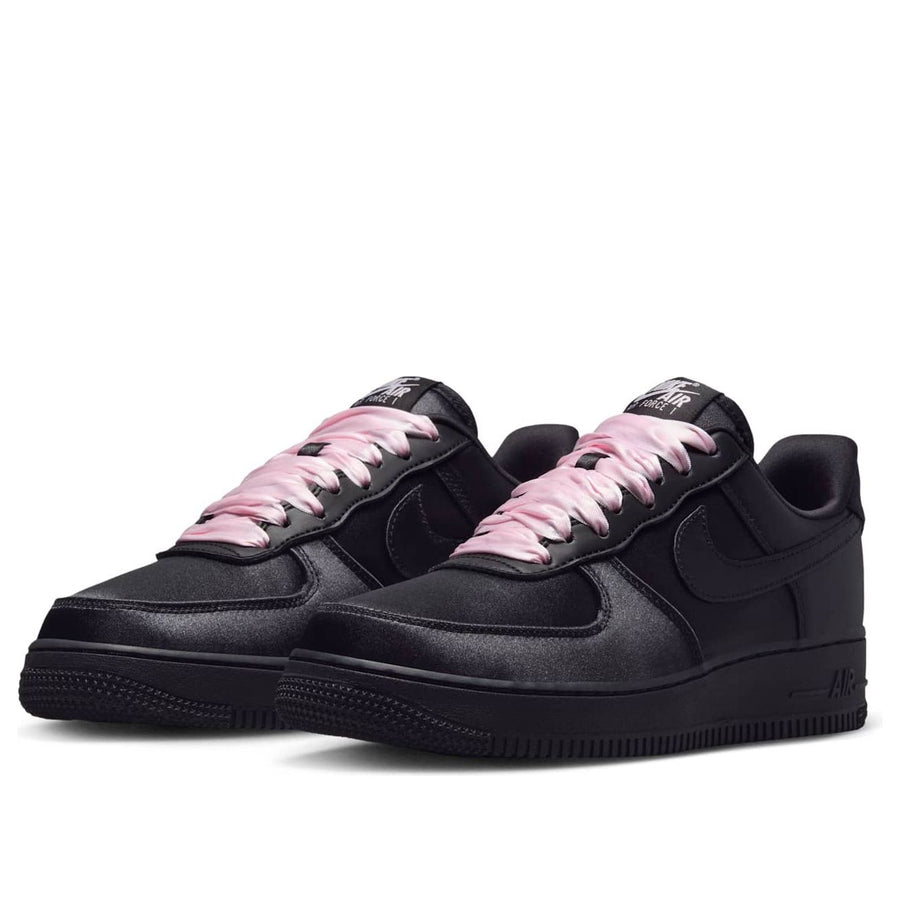 Кроссовки (WMNS) Nike Air Force 1 Low '07 LV8 'Black Satin', черный — фото 3