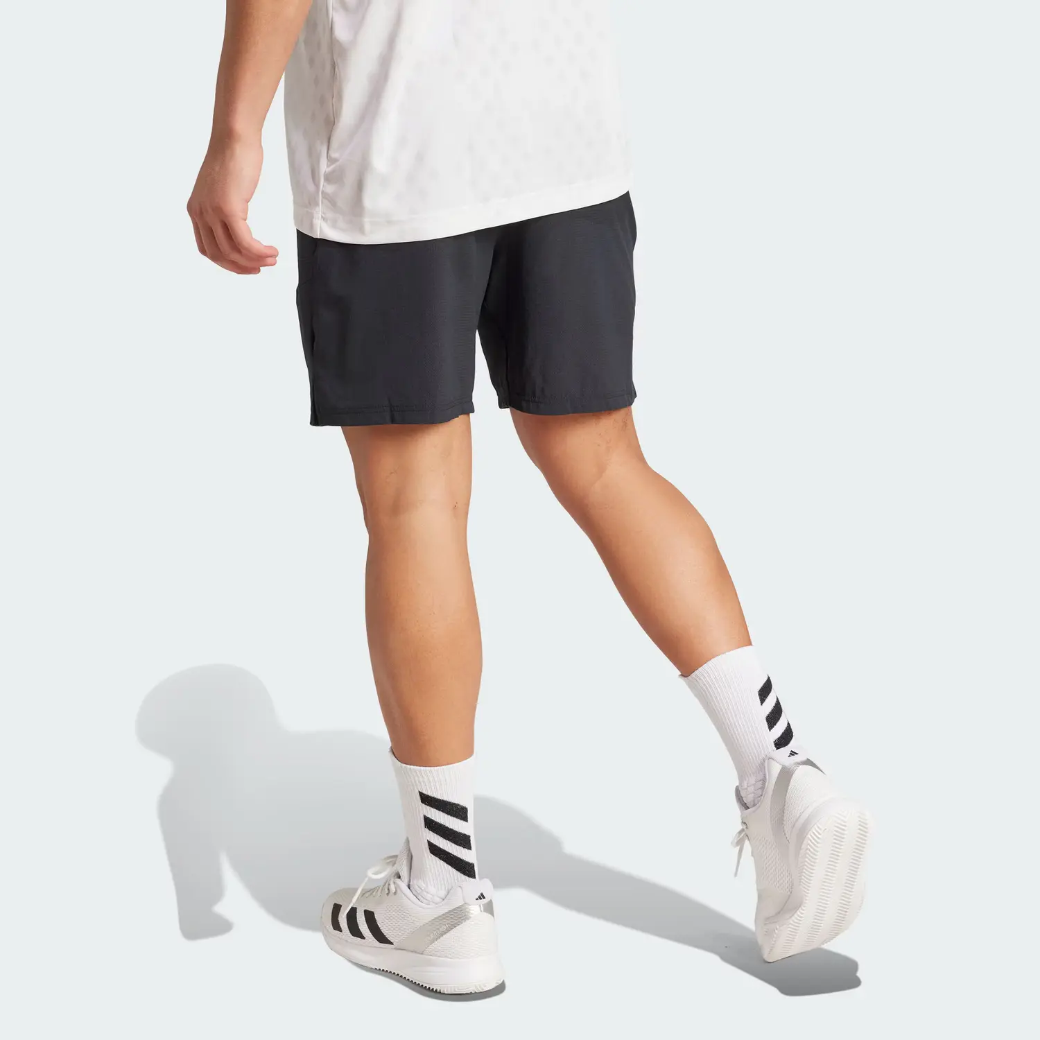 Шорты Free Shipping With AdiClub Tennis Climacool Ergo Shorts Adidas, черный — фото 4