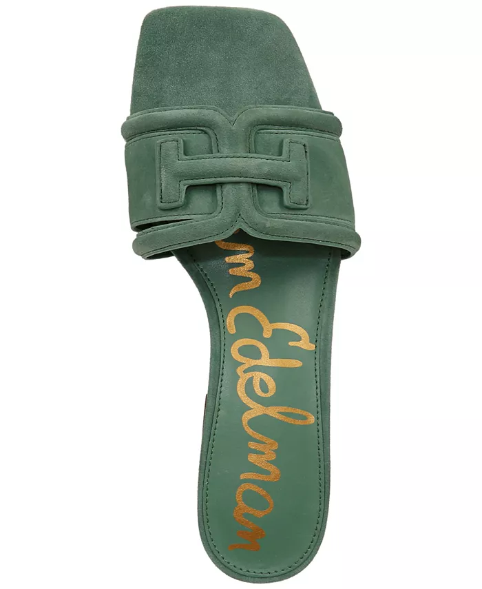 Женские сандалии Waylon на блочном каблуке Sam Edelman, зеленый — фото 4