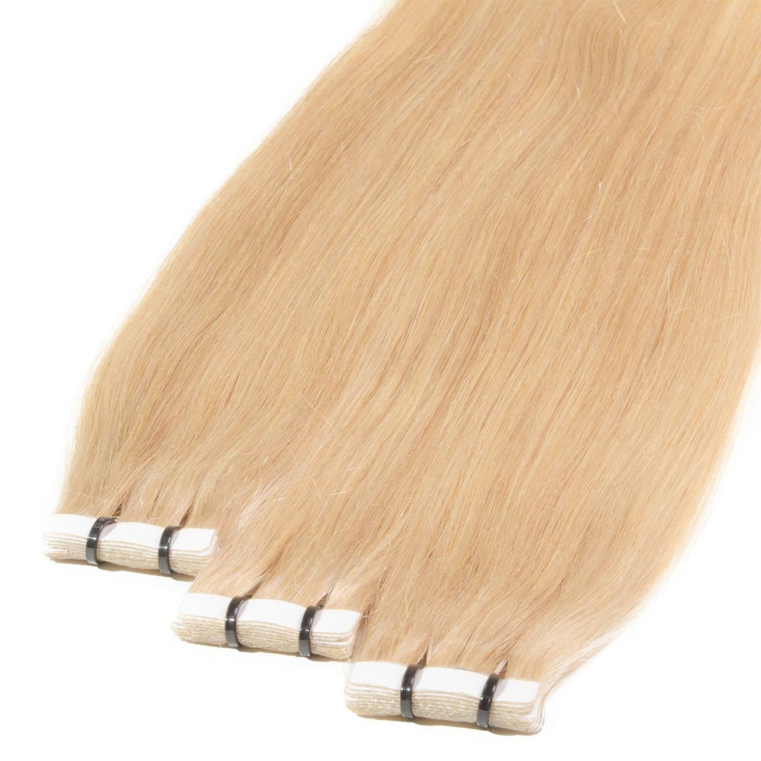 Накладные волосы tape extensions premium echthaar #9/0 lichtblond Hair2Heart, 60cm, количество 1 шт.