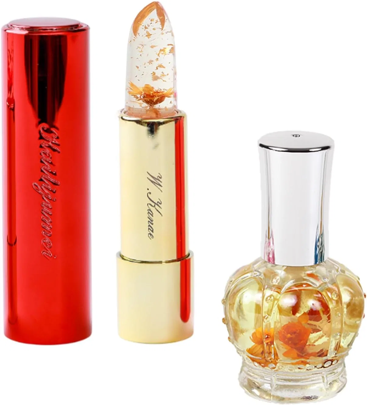 Набор для губ и ногтей Kailijumei Flower Tint Trip & Nail Oil THE WOW, оранжевый, 3.8 г