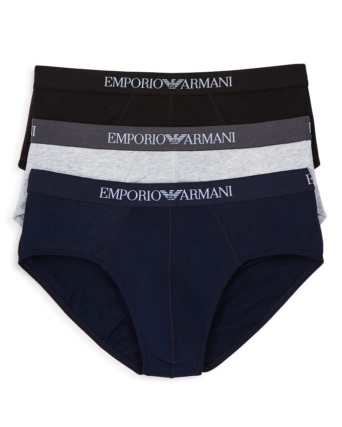

Трусы из чистого хлопка - упаковка из 3 шт. Armani