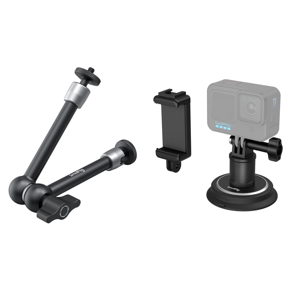 

SmallRig Articulating Arm + Suction Cup Mounting Kit for Action