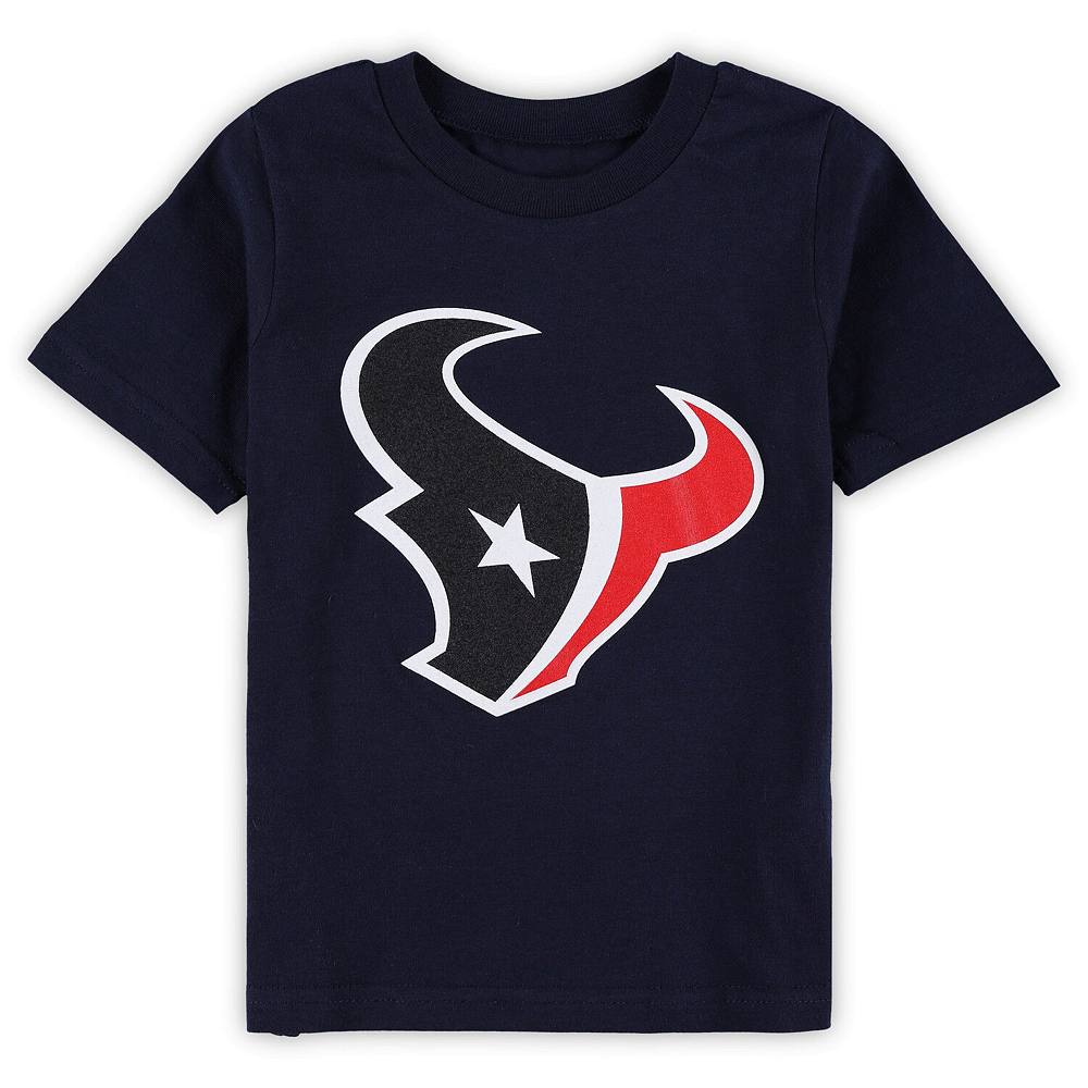 

Темно-синяя футболка с логотипом Toddler Houston Texans Primary Outerstuff, цвет Txs Navy