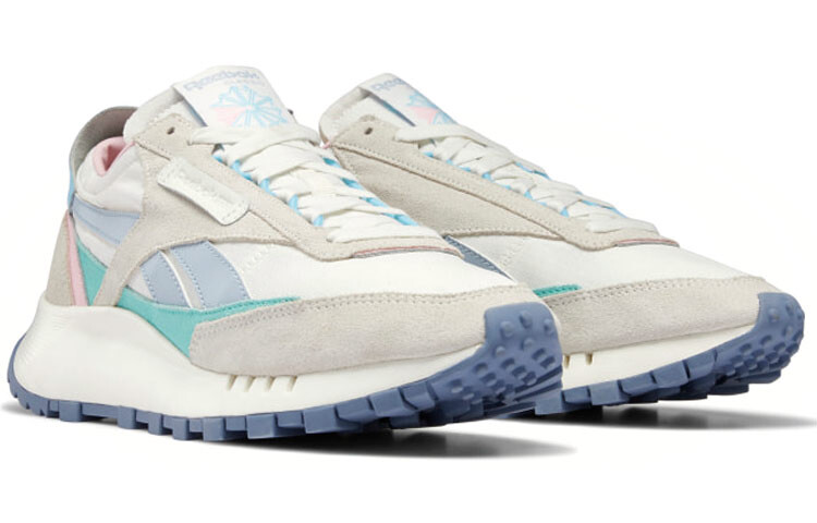 Кроссовки Reebok Classic Leather Legacy Sneaker Grey/Green/Blue — фото 3