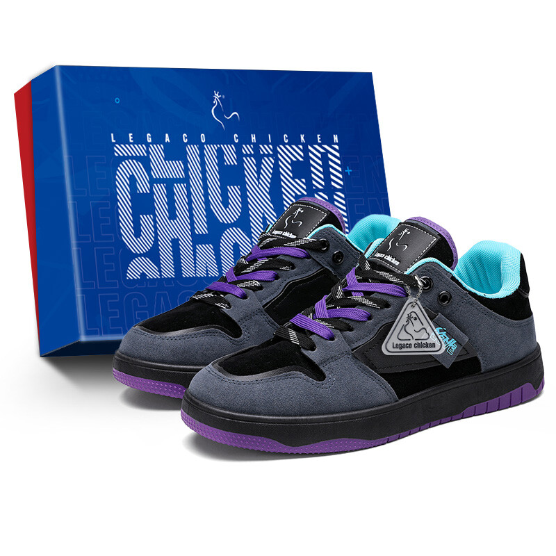 

Кроссовки Legaco chicken Skateboarding Shoes Men Low-top, фиолетовый