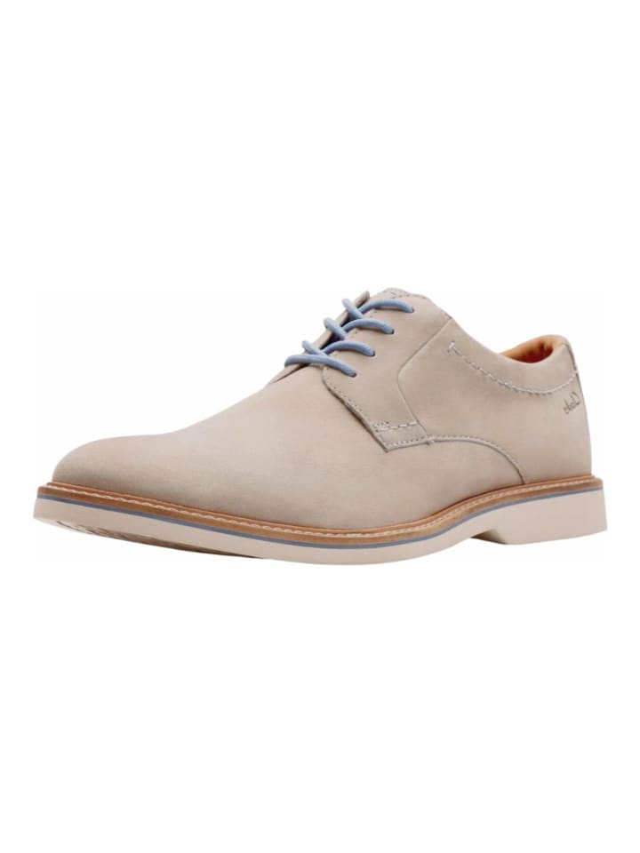 

Туфли на шнуровке Clarks, светло-серый