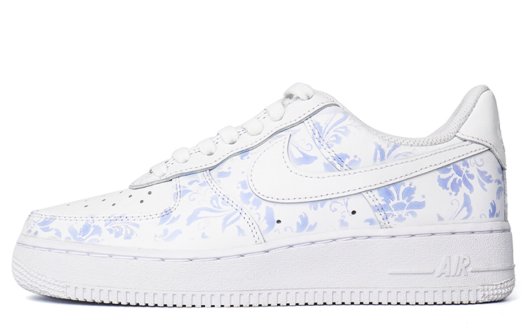 

Кроссовки Nike Air Force 1 Skateboard Shoes Unisex Low-Top White Blue