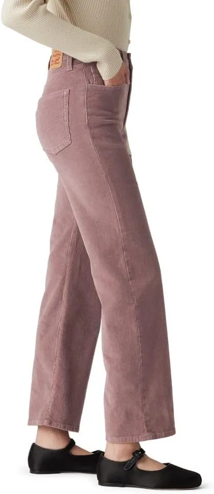 Женские джинсы Levi's Ribcage Straight Ankle Zip Jeans (новые), роза — фото 3