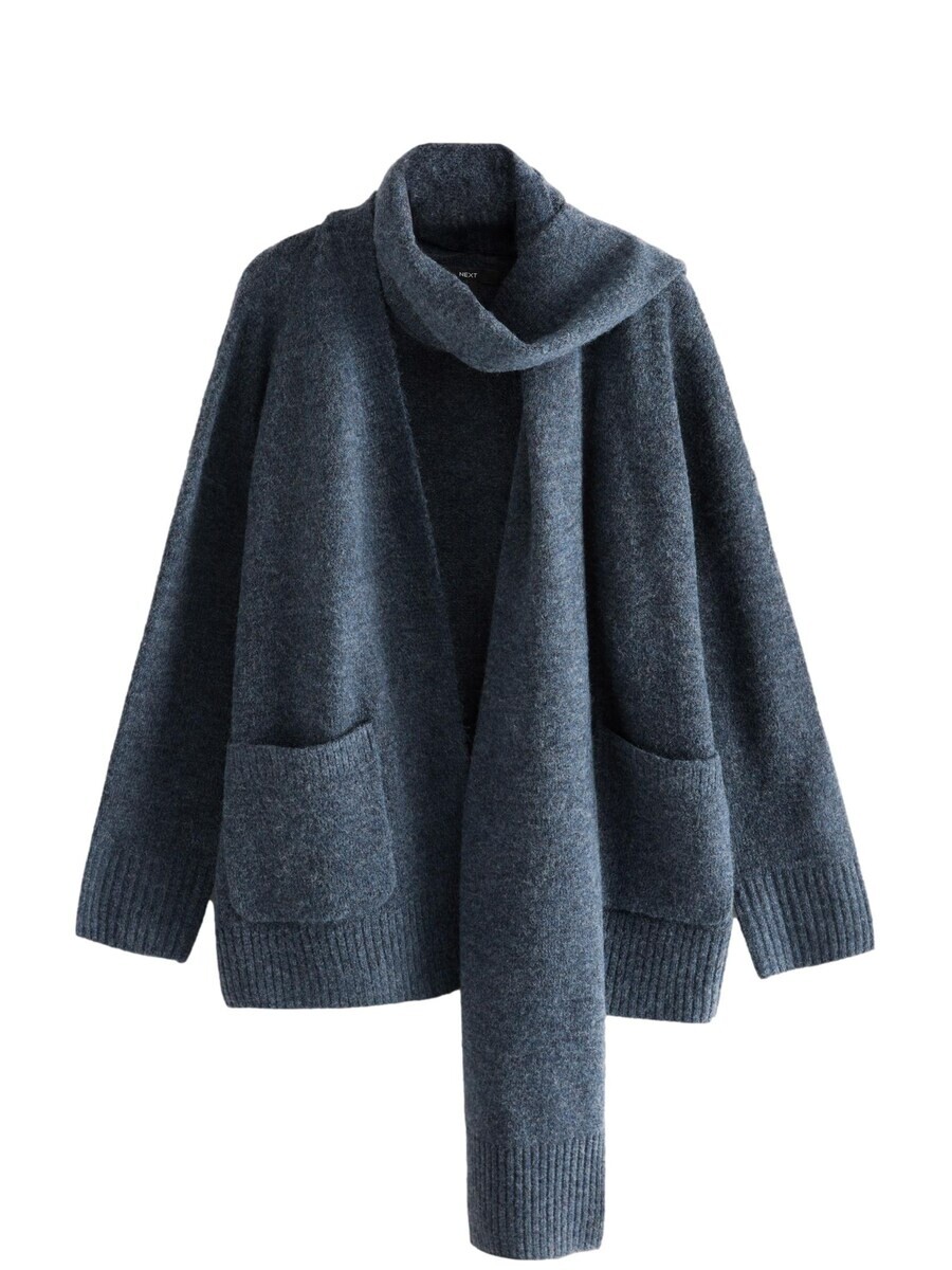 

Вязаный кардиган Next Knit Cardigan, темно-синий
