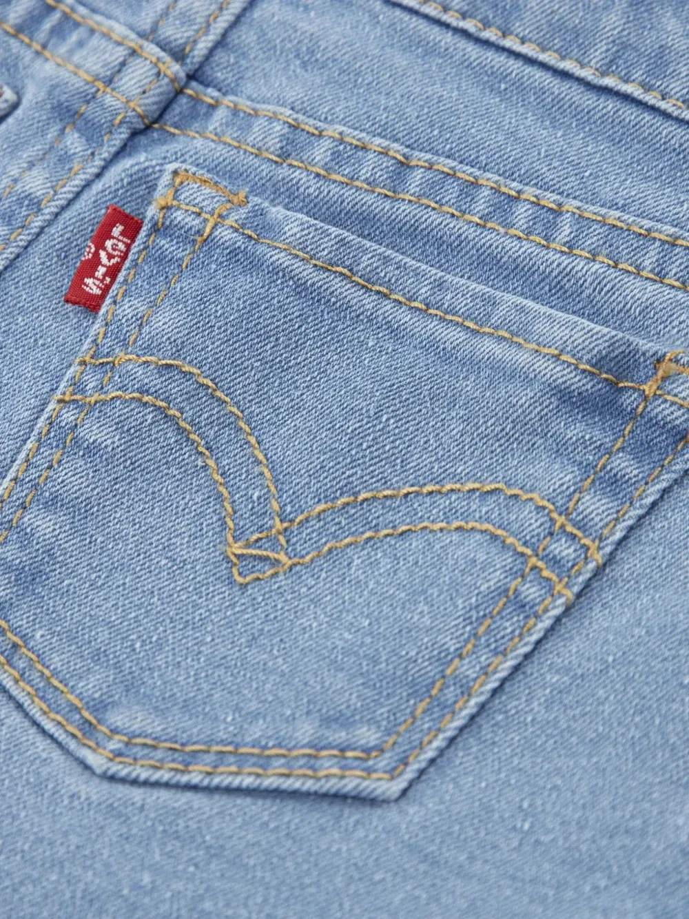 Комплект из топа и шорт с логотипом Levi's kids, синий — фото 4