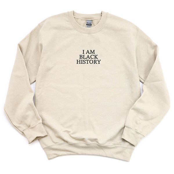 

Графический свитшот Embroidered i am black history Simply Sage Market, Dust, Черный, Графический свитшот Embroidered i am black history Simply Sage Market, Dust