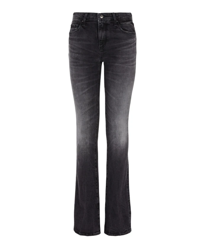 

Джинсы узкого кроя с боковым рантом. Armani Exchange, черный