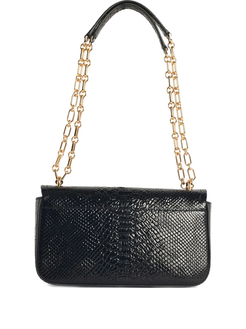 

Сумка на плечо со змеиным принтом Michael Michael Kors, черный