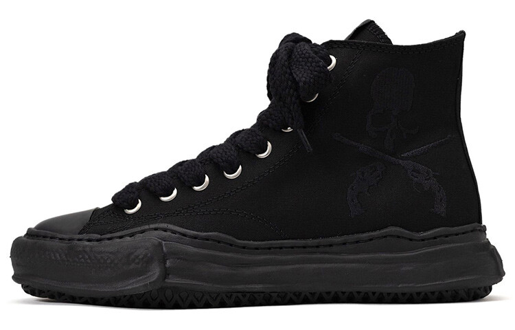 

Стильные кроссовки для скейтбординга Mastermind Japan X Peterson, унисекс, с высоким верхом, черные Mihara Yasuhiro, Черный, Стильные кроссовки для скейтбординга Mastermind Japan X Peterson, унисекс, с высоким верхом, черные Mihara Yasuhiro
