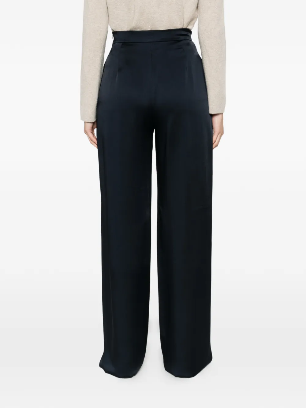 Плиссированные классические брюки Msecono Max Mara, синий — фото 4