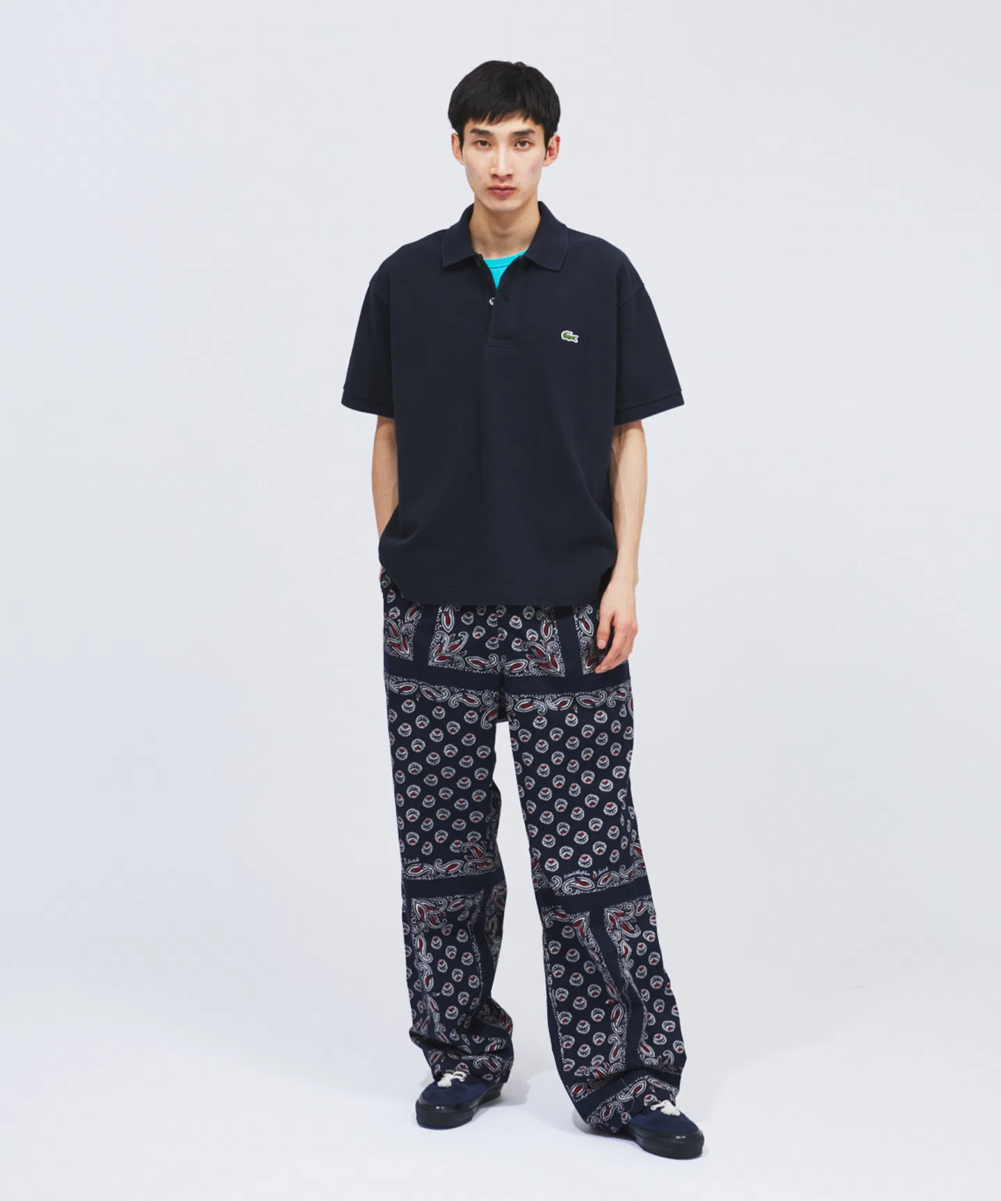 LACOSTE / Эксклюзивная поло-рубашка Lacoste из плотного пике — фото 2