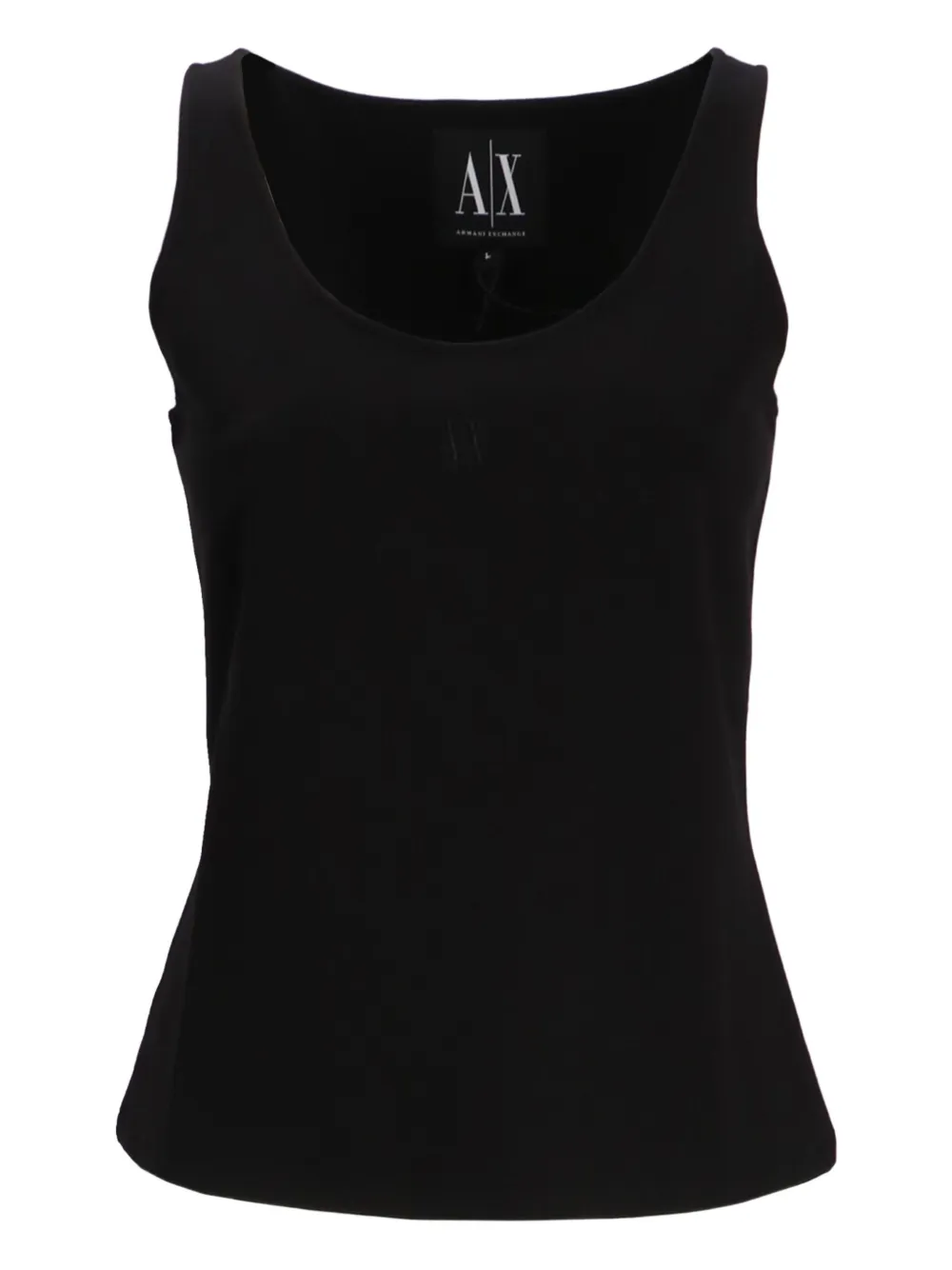 

Топ с U-образным вырезом Armani Exchange, черный