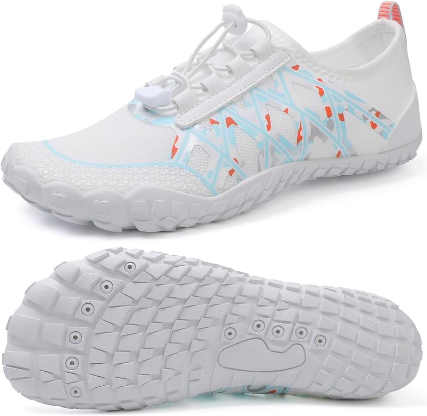 

Водные тапочки для мужчин и женщин, обувь для улицы, пляжа, аква, плавания, бассейна, реки, быстросохнущая, для лодок, рыбалки, дайвинга, серфинга, йоги и аэробики Maxome, белый