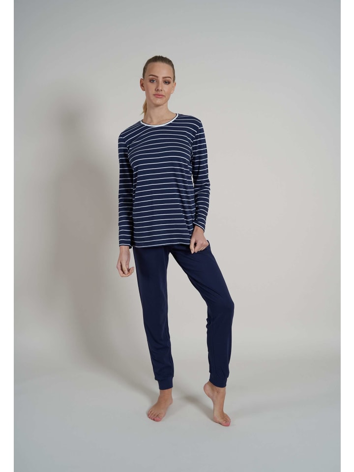 

Götzburg Пижама Josselin в синюю и темную полоску