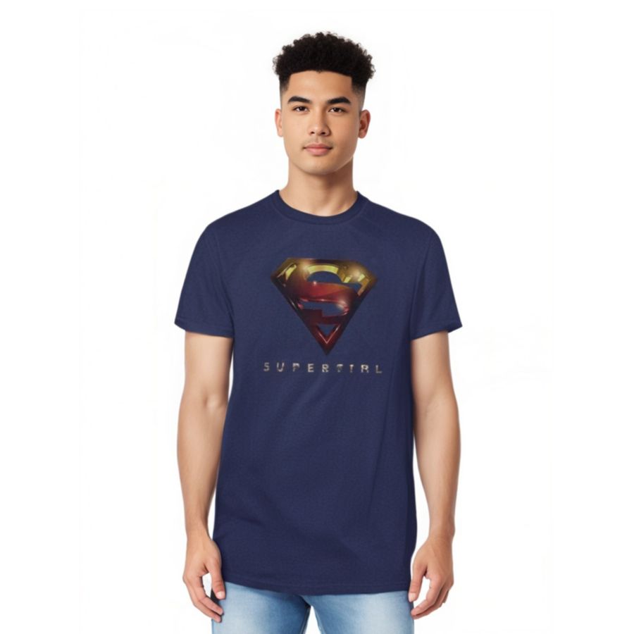 

Мужская футболка с коротким рукавом и логотипом Glare / Футболка для взрослых Supergirl, Navy, Синий, Мужская футболка с коротким рукавом и логотипом Glare / Футболка для взрослых Supergirl, Navy