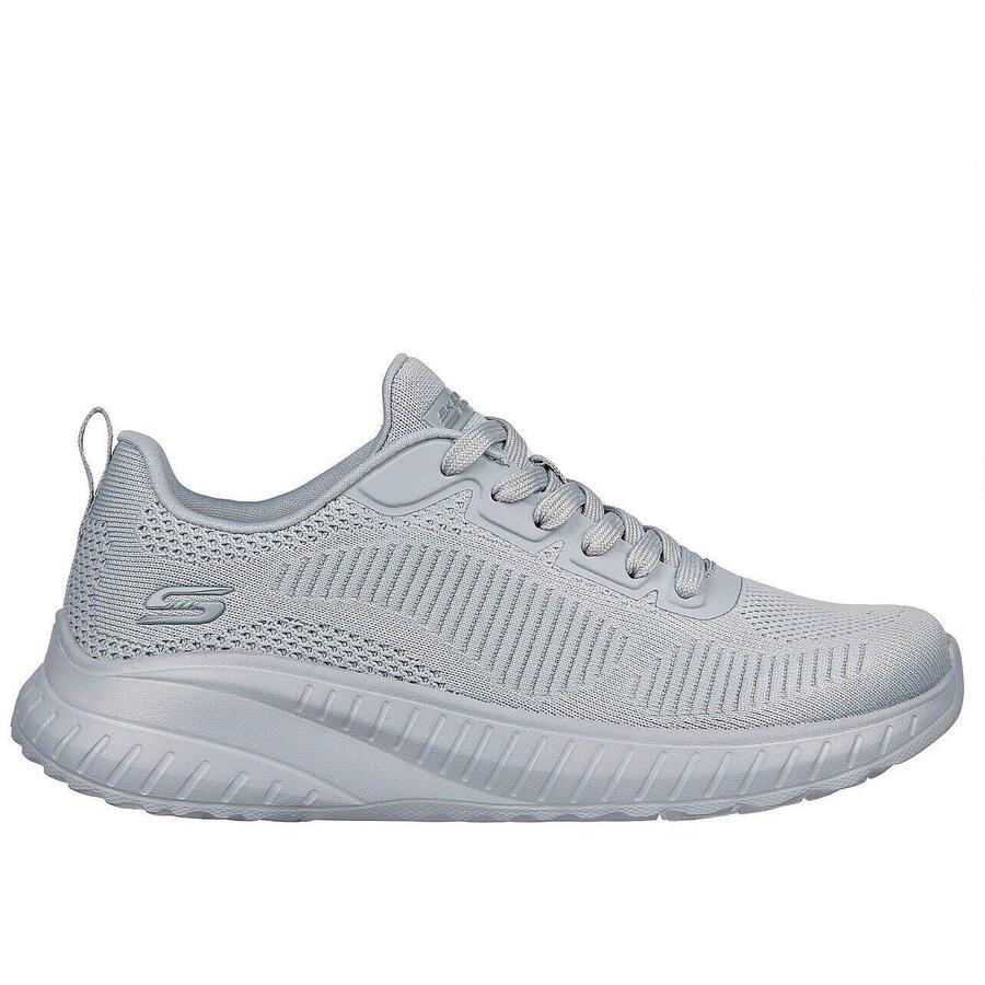 Кроссовки Skechers Bobs Squad Chaos-Face Off, серые, женские