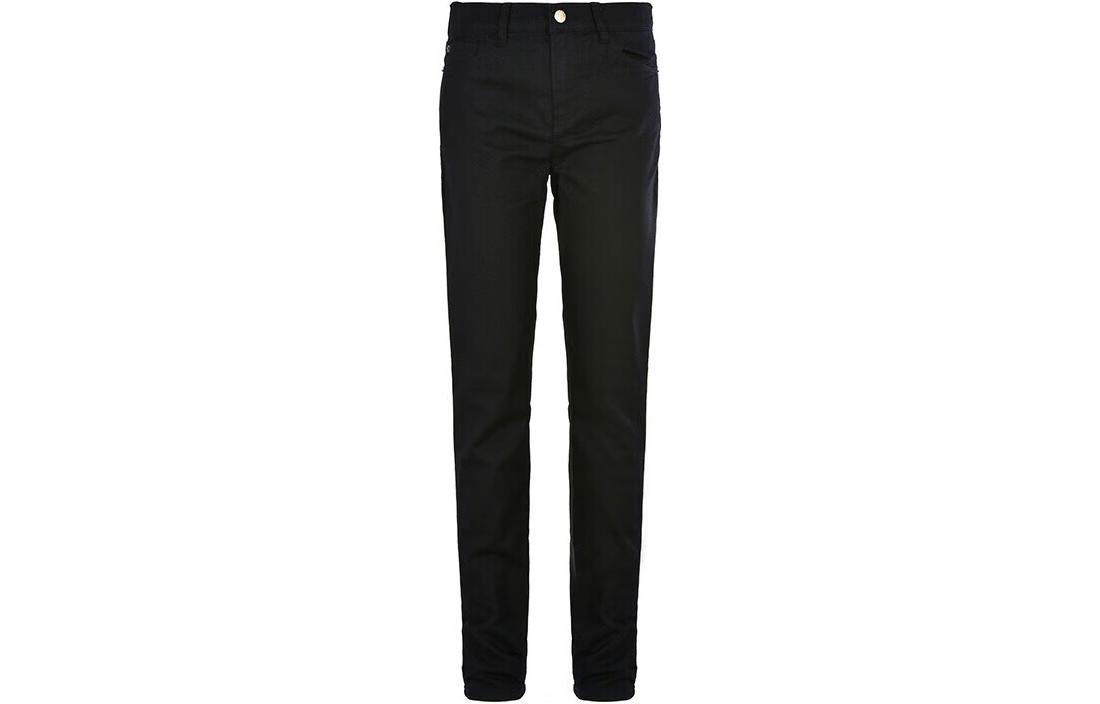 EMPORIO ARMANI Повседневные брюки Women's Dark Blue Moderate Slim Fit — фото 3