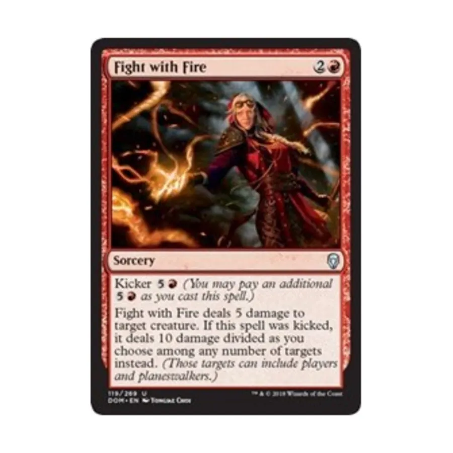 

CCG Бой с огнем (U), MTG - Dominaria