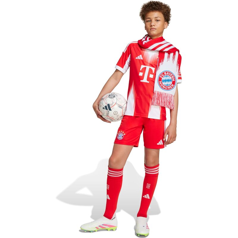 Teamhose fc Бавария Мюнхен 25/26 Хайм Adidas, красный — фото 4