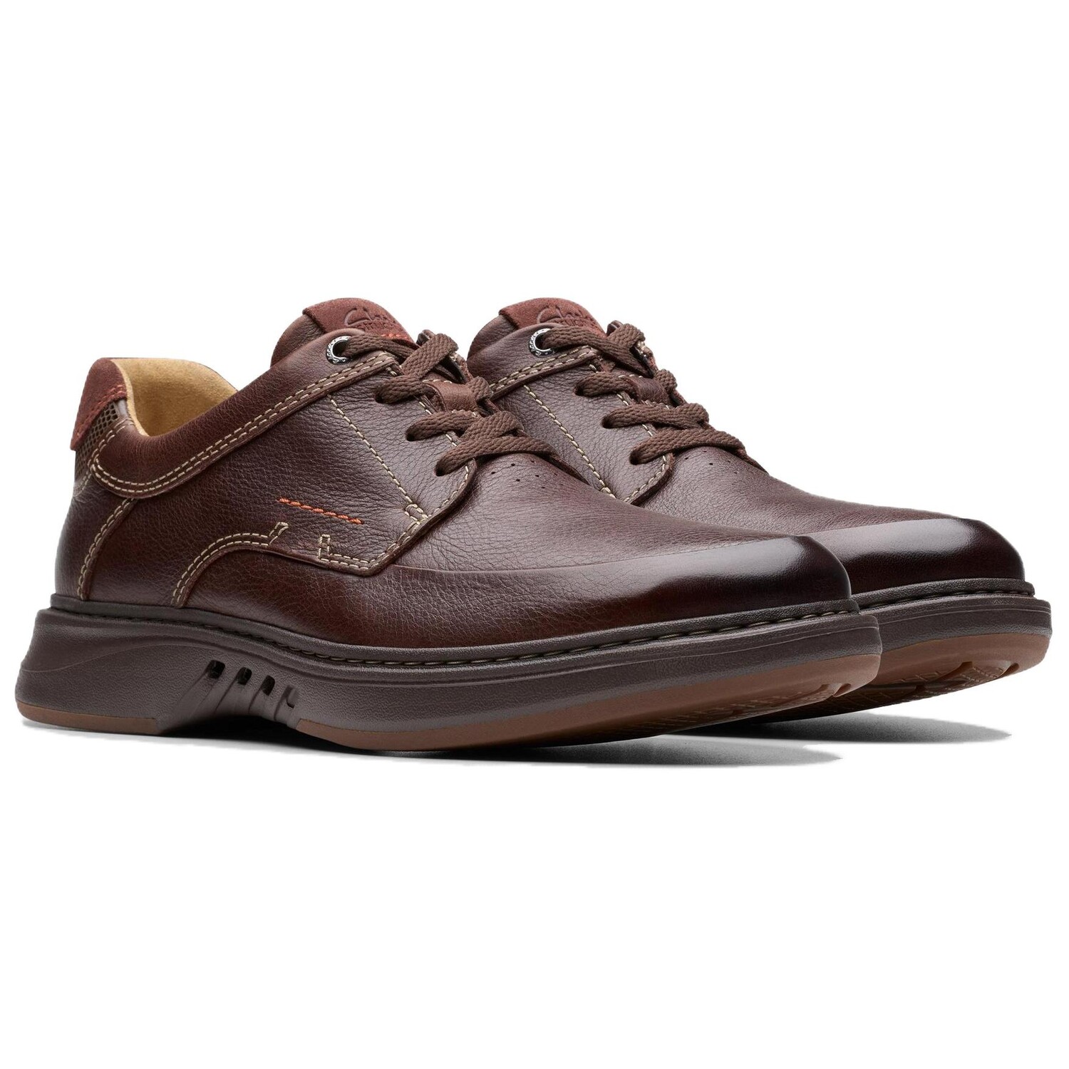 Туфли мужские Men"s Casual Men Low-Top Clarks, коричневый — фото 3