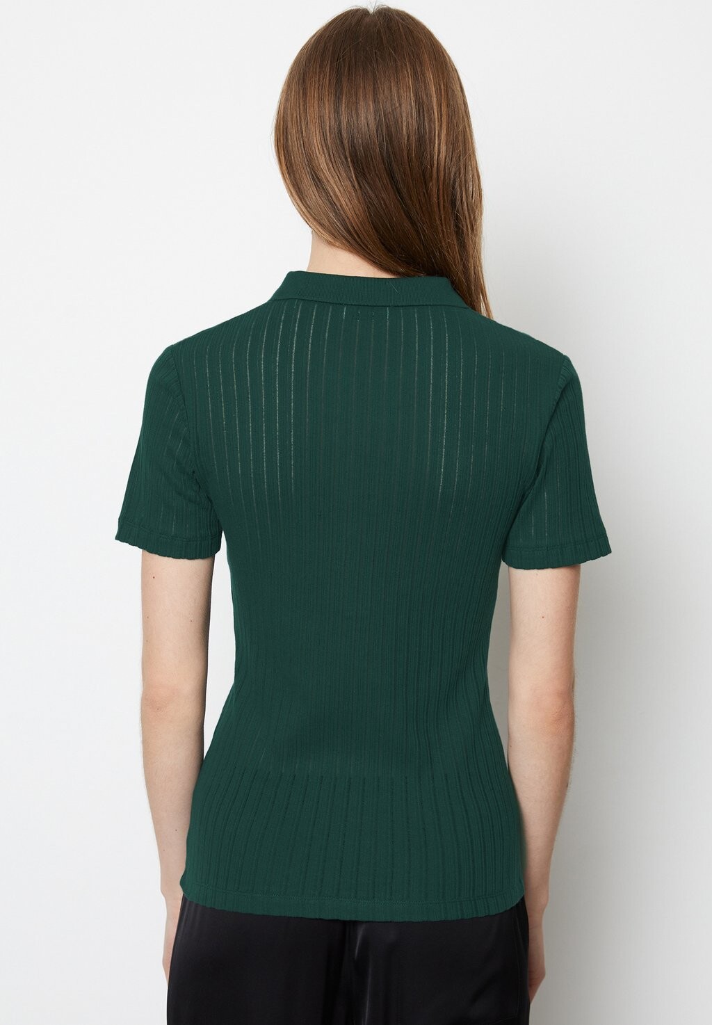 

Рубашка поло SHORT SLEEVE Marc O'Polo, темно-зеленый