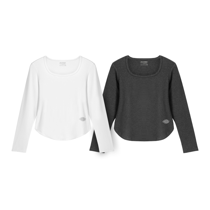 

Комфортная, гипоаллергенная, универсальная майка для женщин на каждый день Dickies, белый + темно-серый [two-piece]