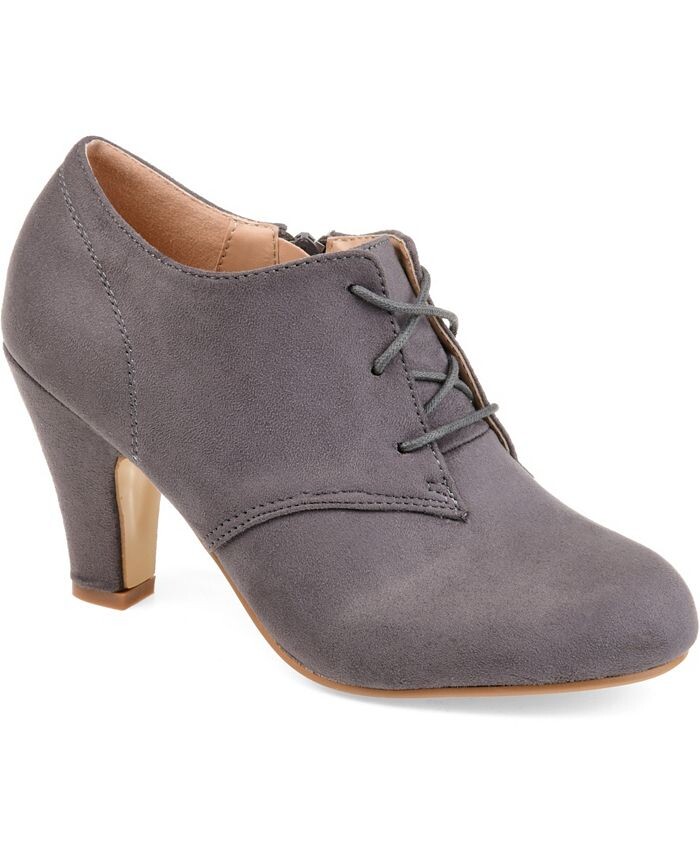 

Женские широкие ботильоны Leona Journee Collection, серый