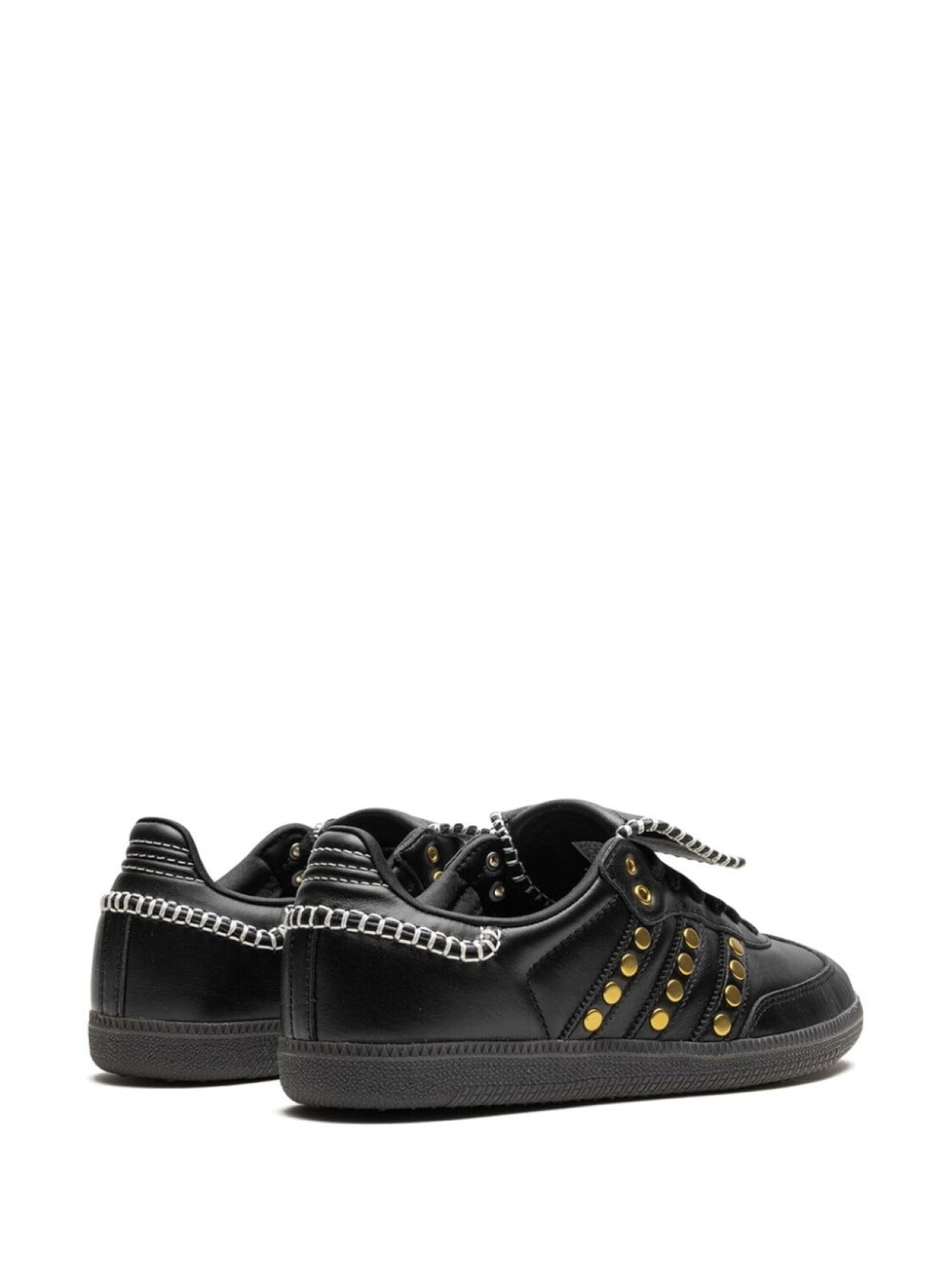 Кроссовки Samba Studded Pack - Black из коллаборации с Wales Bonner Adidas, черный — фото 3