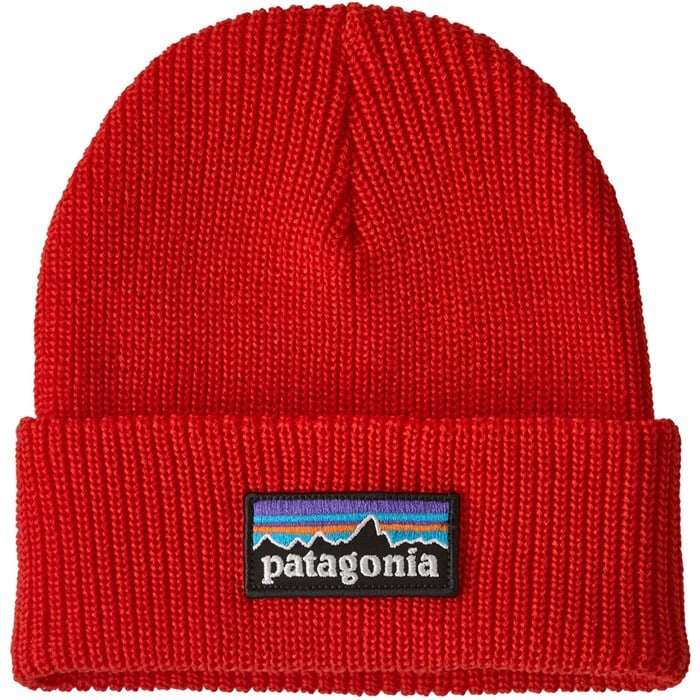 

Шапочка с логотипом - детская Patagonia, P-6 Logo/Sizzle Red