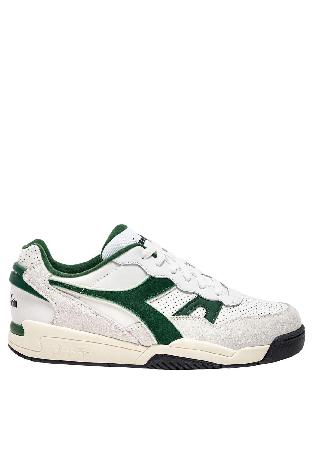 

Кроссовки мужские Diadora с перфорацией, бело-зеленый