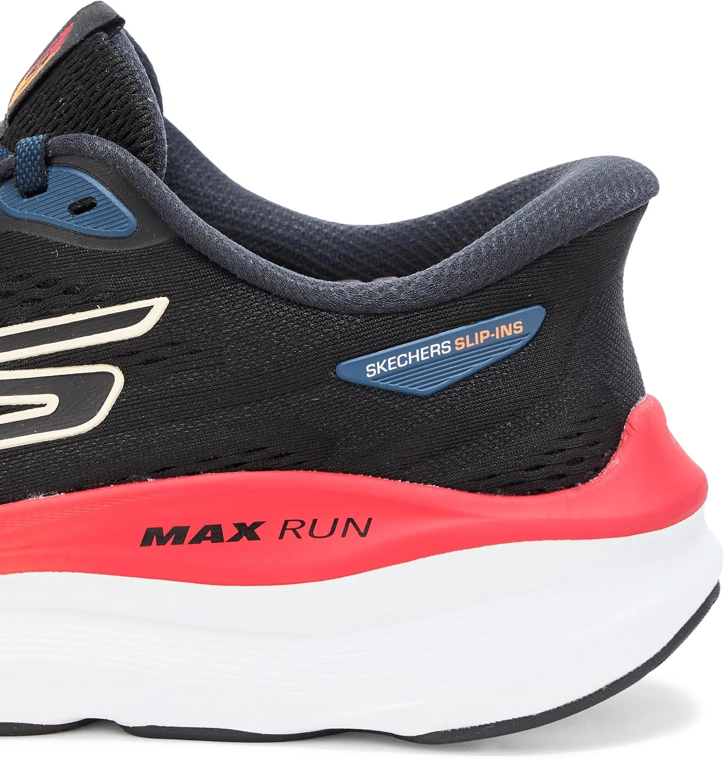 Мужские кроссовки Skechers Max Run Hands Free без шнурков, черный — фото 4